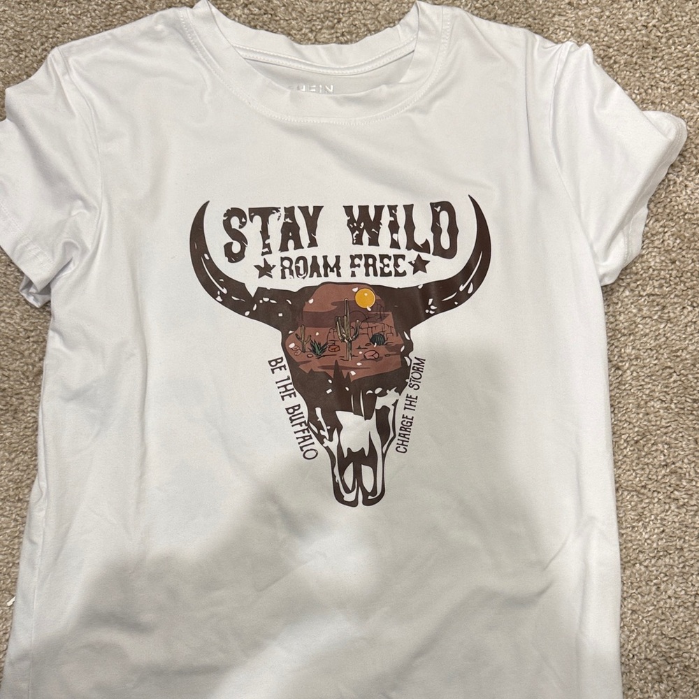 SHEIN White T-Shirt